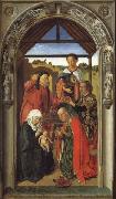 Dieric Bouts The Annunciation,The Visitation,THe Adoration of theAngels,The Adoration of the Magi china oil painting reproduction